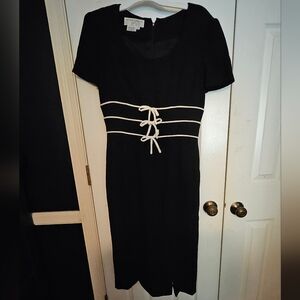 Maggy London Navy blue dress by Kenneth Nolan size 8.